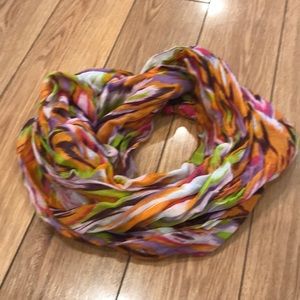 Bright multi color scarf